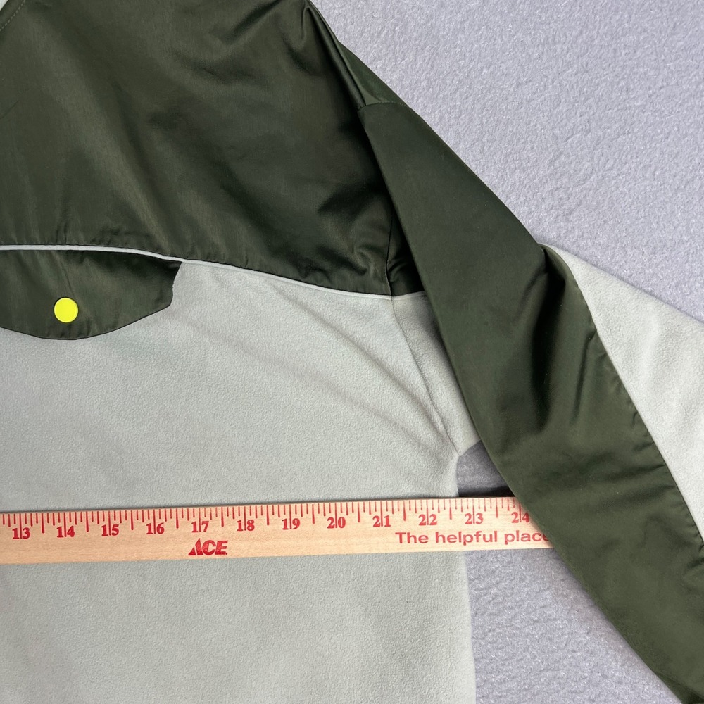 Athleta Zion Micro Fleece Pullover 1/2 Zip Womans XS Light Green Hiking Outdoors - Picture 8 of 9